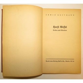 Horst Wessel. Leben und Sterben, Erwin Reitmann 1936. Espenlaub militaria